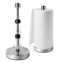 Stainless Steel Silver Paper Towel Holder Designed for Easy One-Handed O... - $97.19