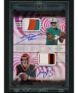2020 Panini Illusions Joe Burrow/Tua Tagovailoa Dual Rookie Auto Patch #... - $1,399.99