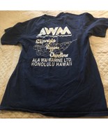 Vintage 1990&#39;s Hawaii t-shirt Ala Wai Marine Honolulu Unisex Made USA gr... - £37.24 GBP