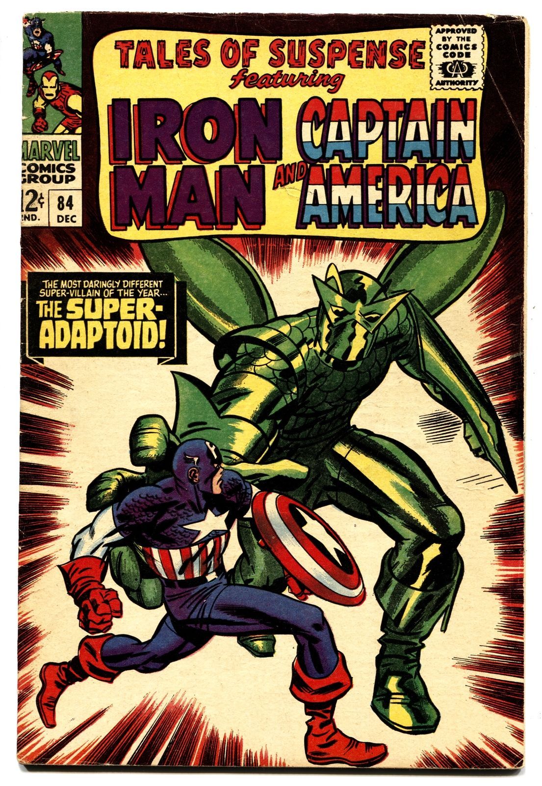 TALES OF SUSPENSE #84 comic book 1966-IRON MAN/CAPTAIN AMERICA-MARVEL-FN - $44.14