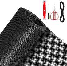 QWR Pet Proof Window Screen Replacement Kit, 39&quot;x118&quot; Durable High Hardn... - $34.97