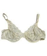 Vintage Olga 33580 Lace Full Coverage Bra Ivory Underwire Adjustable Str... - $363.75 MXN