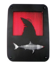 Shark / Tail light covers  fits 07-18 jeep Wrangler / JK - £18.50 GBP