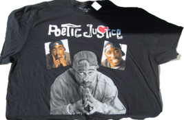 Tupac Chemistry Poetic Justice T-Shirt Men’s Size 2XL Short Sleeve Black - £5.48 GBP