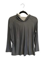 DEP SLEPWEAR Sleep Shirt with Mask Gray Long Sleeve Hooded Size XL - $41.27