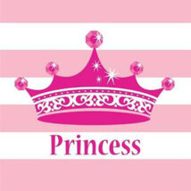 Pink Princess Royalty Lunch Napkins (16) - Birthday Party Supplies - $1.42