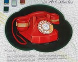 Red Automatic Monophone Advertisement Phone Metal Sign - $39.55