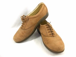 SAS 7.5M Oxfords Beige Nubuck Tripad Comfort Soft Step Heel Shoes - $16.82