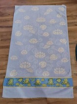 Frogs Lily Pad Home Trends Kids Bath Towel Blue Yellow 48X27 2pc - $34.64