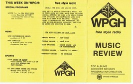 640 AM WPGH Pittsburgh Pitt VINTAGE Mar 27 1978 Music Survey Jefferson S... - $14.84