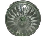 Vintage Large Green Lid, Glass, Pumpkin Bubble Look, Replacement. 9&quot; ins... - £11.62 GBP