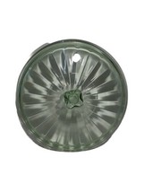 Vtg Anchor Hocking Green Lid, Glass, Ribbed , Replacement. 9&quot; inside Rim - £11.43 GBP
