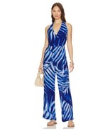Bella Dahl x Revolve Blue Combination Halter Sleeveless Open back Jumpsu... - $101.59 CAD
