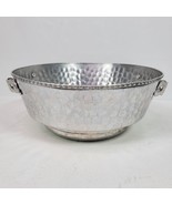 Vintage Nasco Hammered Aluminum Bowl 8 Inch Italy - $19.18 CAD