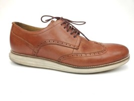 Cole Haan C26471 Mens Original Grand Oxfords Shoes Wingtip Brown Leather... - £31.54 GBP