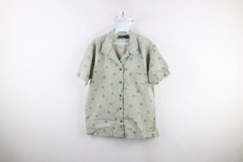 Vtg Patagonia Womens Large Looped Collar Flower Camp Button Shirt Organic Cotton - £46.42 GBP