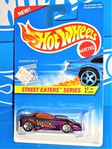 Hot Wheels 1996 Street Eaters Series #413 Silhouette II Purple w/ Side HW Tampo - £1.94 GBP