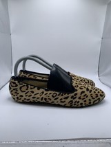 Birdies Womens Cheetah Print Loafers Slip On Flat Shoes Size 8  - £29.60 GBP