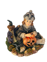 Halloween Figurine vtg Witch Decoration Holiday Dinosaur Boyds Yesterdays Child - £23.84 GBP