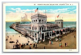 Million Dollar Pier Atlantic City New Jersey NJ UNP Unused WB Postcard W3 - £3.07 GBP