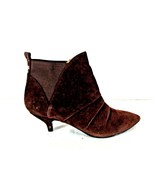 Nine West Brown Suede Ankle Boots Women&#39;s 6 1/2 M Brand New (SW35) - £22.21 GBP