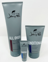 Johnny B Mens Hair Care Set All Over Conditional Shampoo Conditioner Body Wash - £15.61 GBP