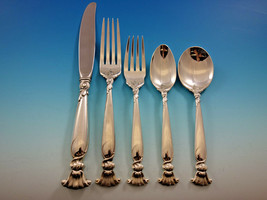 Romance of the Sea by Wallace Sterling Silver Flatware Set for 12 Service 60 pcs - £3,268.10 GBP