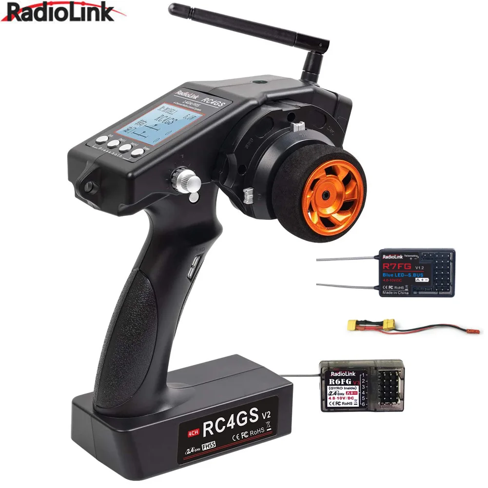 Radiolink RC4GS V2 4 Channel RC Transmitter and Receiver R6FG / R7FG with Gyro - £21.26 GBP+