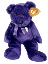 Ty Beanie Buddy Princess the Bear 14&quot; Plush with Tag 1998 Excellent - £15.12 GBP