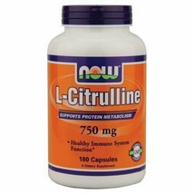 NOW Foods L-Citrulline 750 mg - 180 Capsules - £30.64 GBP
