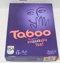 2013 Hasbro Taboo Board Game 100% COMPLETE - $14.71
