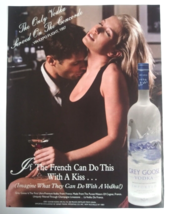 1997 Grey Goose Vodka Concorde Vin Expo Flight Vintage Magazine Cut Prin... - £6.24 GBP