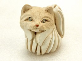 Ceramic Persian Cat, Artesania Rinconada Figurine, Hand Made, Retired, Signed - £23.00 GBP