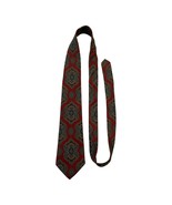VTG Rohde Royce Paisley Silk Tie – 100% Italian Silk – Burgundy Blue Gold – 54" - $20.40