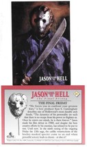 Jason Goes To Hell Movie Promo Trading Card #J-1 Eclipse 1993 NEW Corner Bend - £6.26 GBP