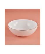 Allure Ceramic Salad Bowl White-gold (25 CM) - £17.56 GBP