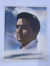 Vintage Elvis Presley Memorial Photo Boxcar 1977 &quot;Take My Hand Precious Lord&quot; - £27.24 GBP