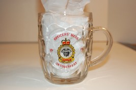 Military Vintage Stein Canadian Army Cold Lake 1975 Officers&#39; Mess Oktob... - £14.67 GBP