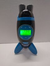 Rocketship Projection Digital Alarm - Toy Rocket 8.5" Clock Discovery Ki... - $12.86
