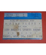 Pink Floyd Concert Ticket Stub Vintage 1987 Los Angeles Sports Arena - $45.09 CAD