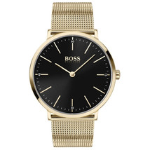 Hugo Boss Men&#39;s Horizon Black Dial Watch - 1513735 - £109.09 GBP