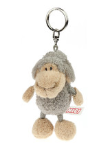 NICI Sheep Grey Stuffed Animal Beanbag Key Chain 4 inches - £7.99 GBP