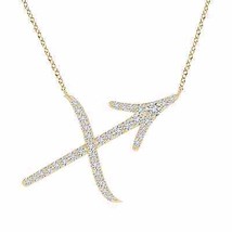 ANGARA Diamond Sagittarius Zodiac Pendant Necklace in 14K Gold (HSI2, 0.15 Ctw) - £696.90 GBP