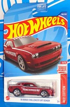 Hot Wheels 2022 Target Red Edition 12/12 #198 &#39;18 Dodge Challenger SRT D... - $10.00