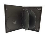 50 Standard 14Mm Black 6 Disc Dvd Storage Case Box With 2 Trays For Cd D... - $82.99