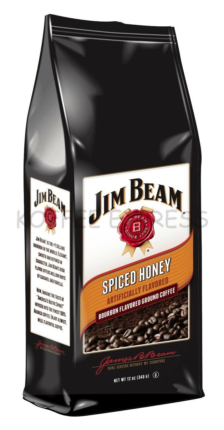Jim Beam Spiced Honey Bourbon Flavored Ground Coffee, 1 bag/12 oz - $14.99