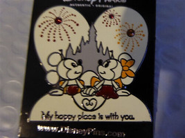 Disney Trading Pins 120426 Mickey and Minnie Mouse - My Happy Place Is - £10.46 GBP