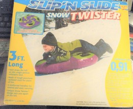 Wham-O Slip n Slide 36&quot; Long Snow Twister Snow + Water Sled  Vintage N.O.S. - £39.56 GBP