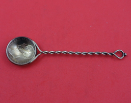 Dutch Coin Silver Demitasse Spoon Bowl with Twisted Handle Dated 1847 4 ... - $1,929.80 MXN