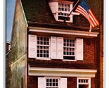 Betsy Ross House Philadelphia Pennsylvania PA UNP Chrome Postcard Z10 - £1.54 GBP